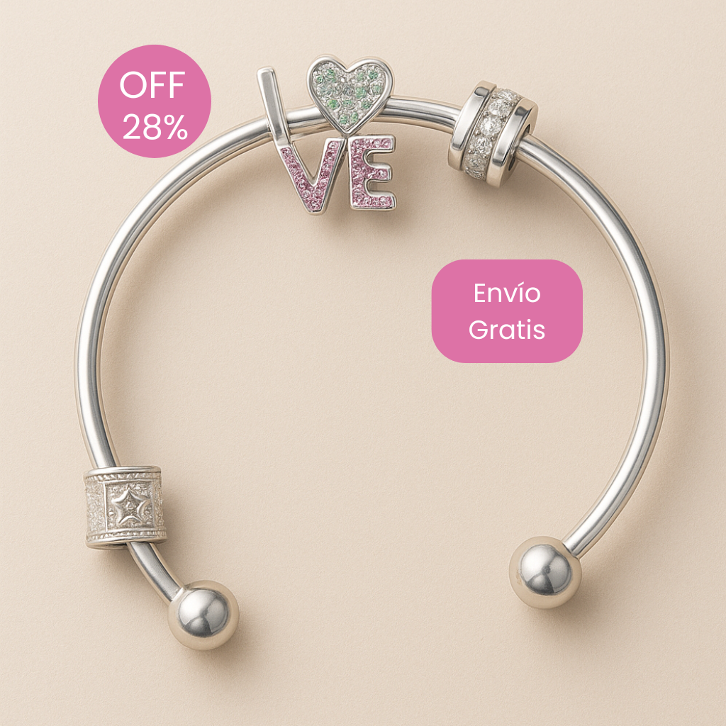 Pulseras plata y acero ♥