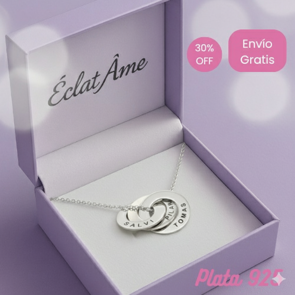 “Tres Alianzas Rusas que Enamoran, con Cadena de Plata de Regalo”