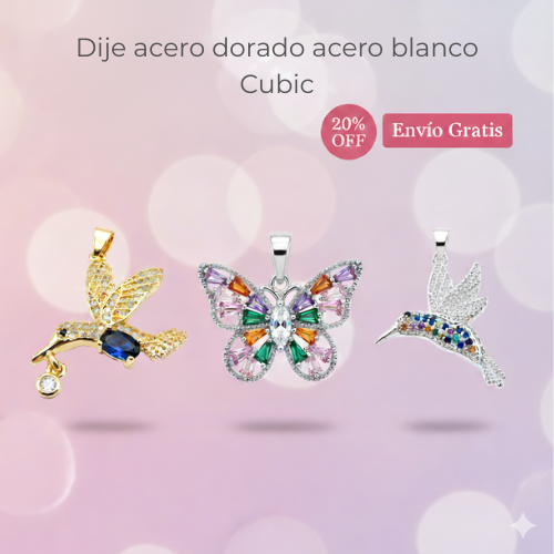“Charms de acero:“Descubre la magia en cada detalle 🦋💖”