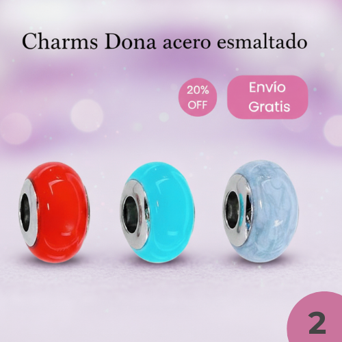 “Charms de acero:“Descubre la magia en cada detalle 🦋💖”